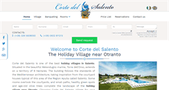 Desktop Screenshot of cortedelsalento.net